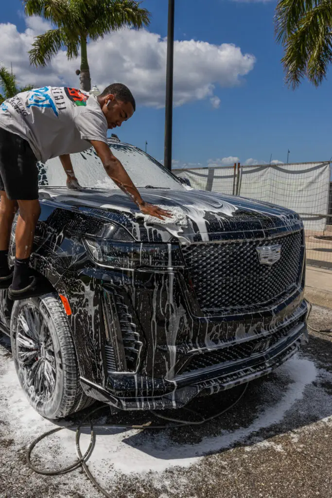IMG_2087 » Top Tier Autowerks NC washing a vehicle